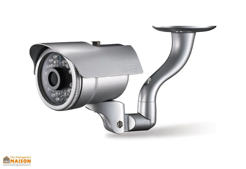 Caméra de surveillance extérieure avec vision nocturne infrarouge