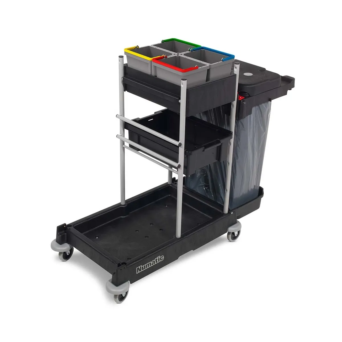 Chariot de menage 3 zones Numatic SCG1705 REFLO