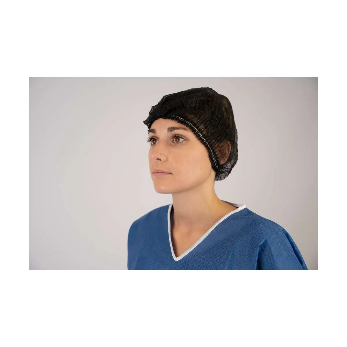 Charlotte Clip Polypropylène 12g/m² Classic Noire Kolmi par 250