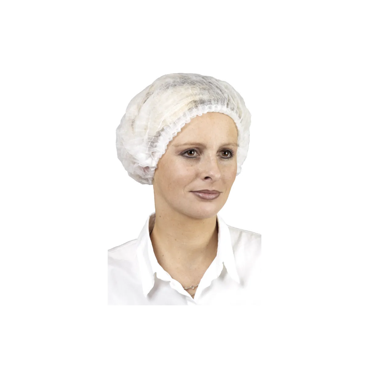 Charlotte clip polypropylène blanc - par 100