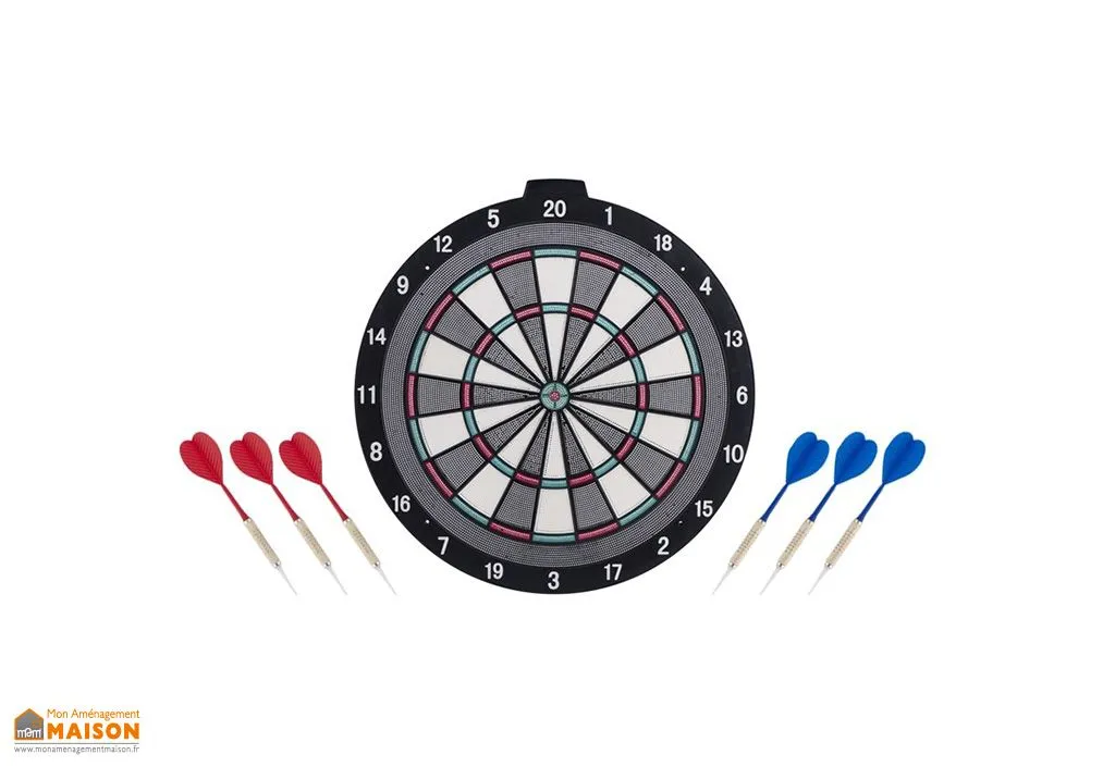 Cible de fléchettes en polycarbonate - Ø 45 cm