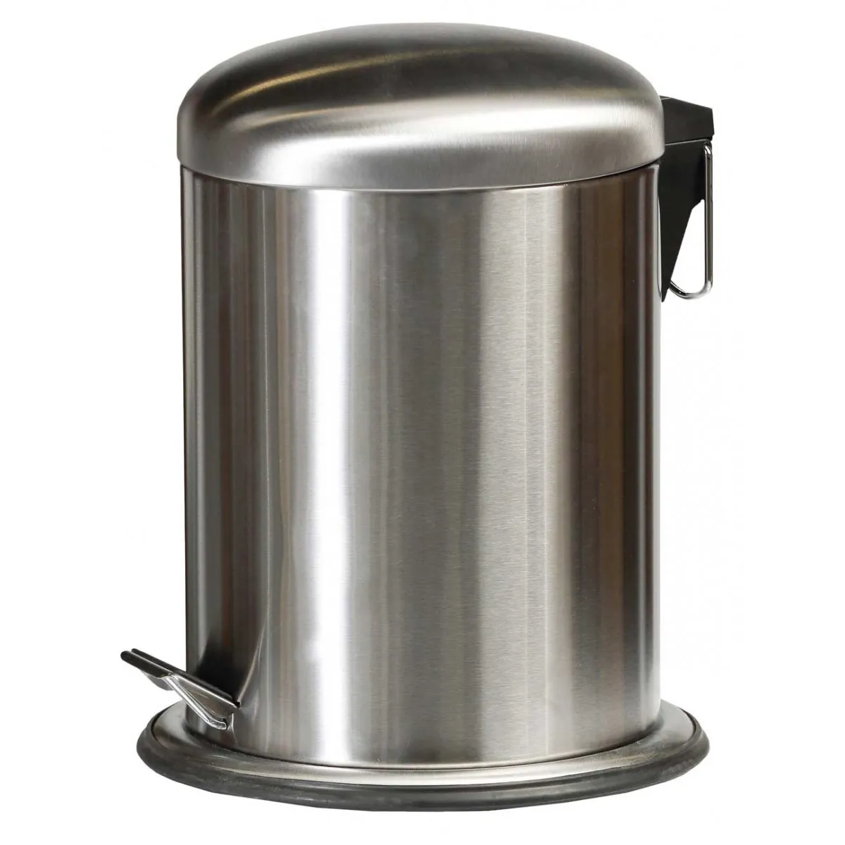 Collecteur à pédale Design inox 5L