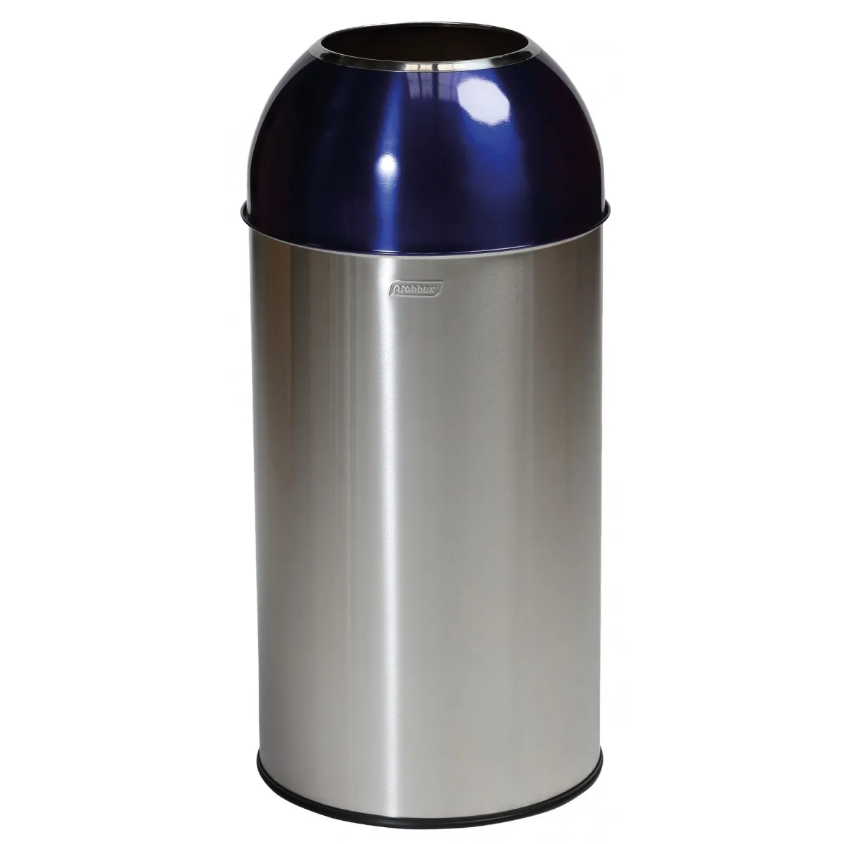 Collecteur dôme 40L Inox Satiné Bleu