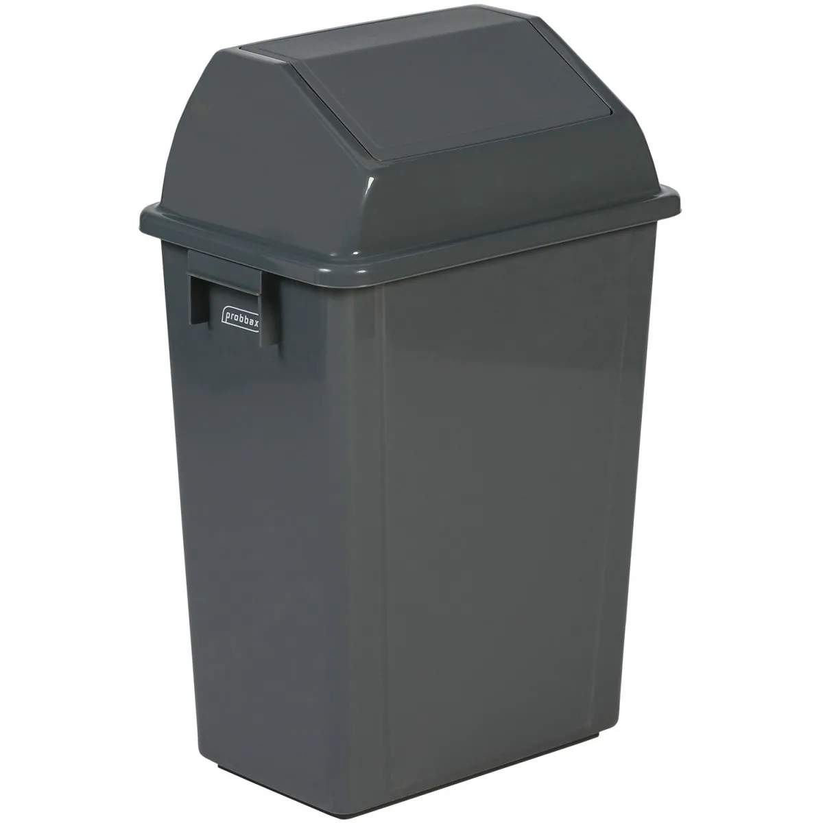 Collecteur recyclage 40L GRIS + Couvercle + Support