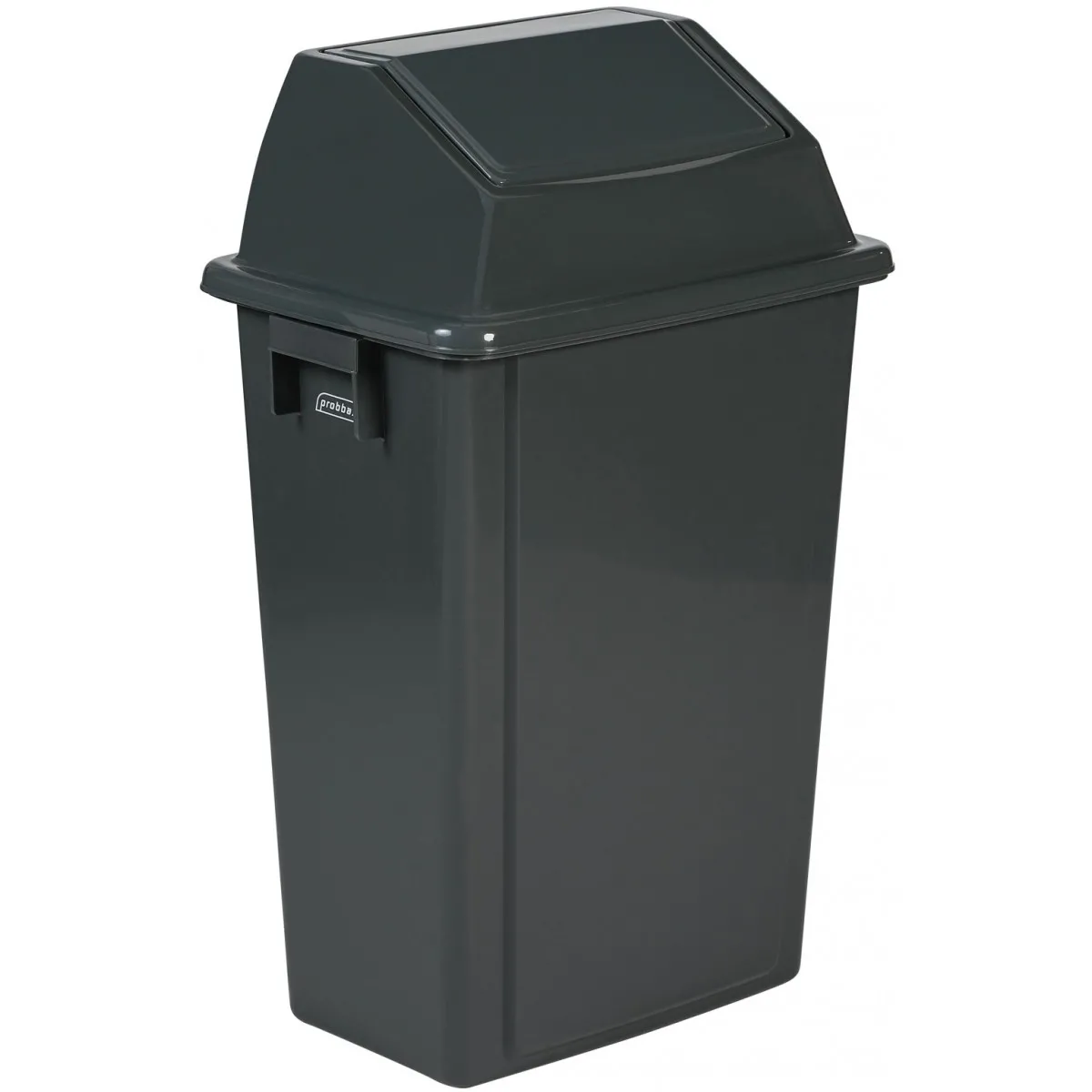 Collecteur recyclage 60L GRIS + Couvercle + Support