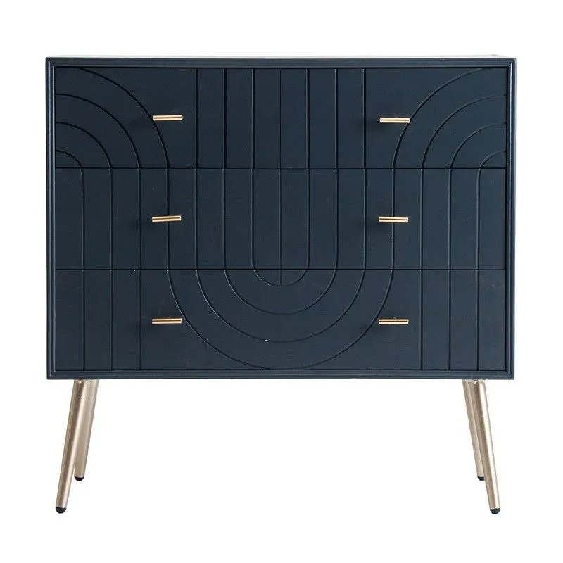 Commode Tremes en bois de pin, 80x37x78 cm