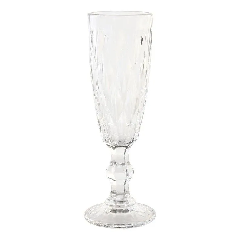 Coupe flûte en cristal transparent, Ø 5 x 20 cm | Magellan