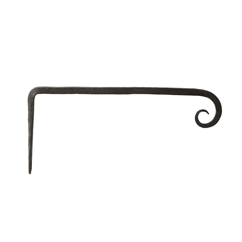 Crochet en Fer forgé porte-lanterne ou luminaire taille L