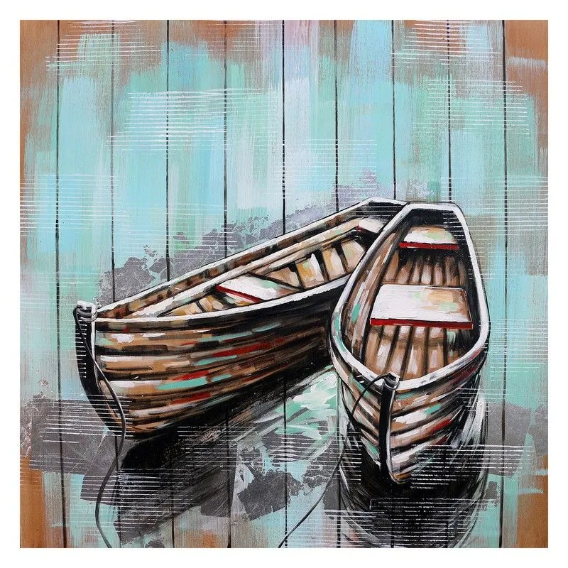 Carte du bateau (100 x 100 cm) | Série d'objets