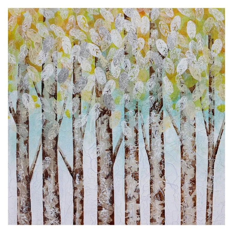 Cadre de forêt (100 x 100 cm) | Série Nature