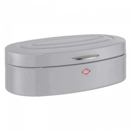 Boîte à pain, en métal, Elly Gris, l41,5xH26xH14 cm