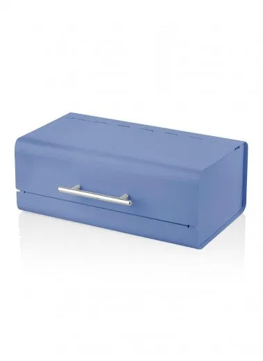 Boîte à pain, en métal, Glove Bleu, l36xA21xH13 cm