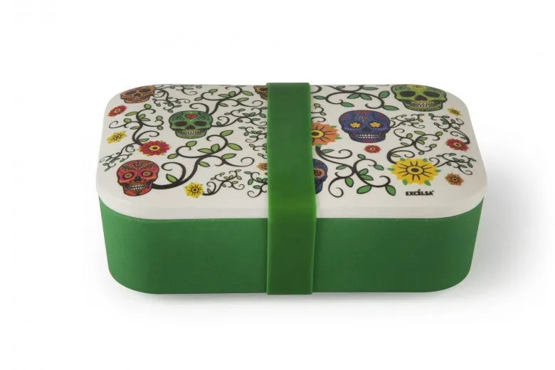 Boîte à lunch, 850 ml, L18,5xl12xH6 cm, Tête de mort