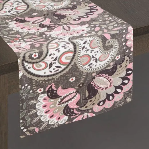 Croix de table Alvina Velvet Multicolore, 35 x 140 cm