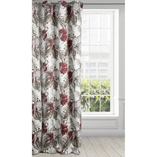 Draperie à salade en velours bordeaux, 140 x 250 cm, 1 pièce