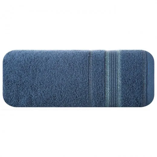Drap de bain en coton Maja Bleumarin, 50 x 90 cm