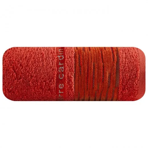 Drap de bain en coton Paul Pierre Cardin Rouge-50 x 100 cm