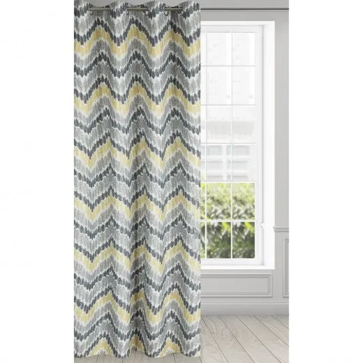 Rideau Blackout Ann Multicolor / Jaune, 140 x 250 cm, 1 pièce