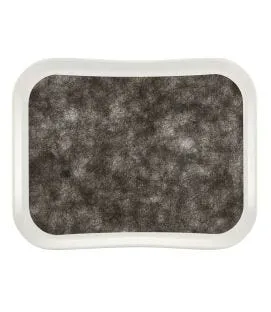 Plateau polyester noir 45,7x35,5 cm Versatray Century Fun Cambro