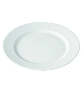 Assiette plate rond blanc porcelaine culinaire Ø 20 cm Plisse Pillivuyt