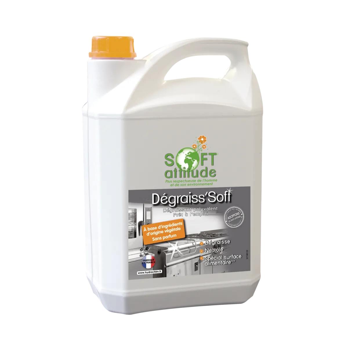 Degraiss Soft dégraissant alimentaire polyvalent 5l