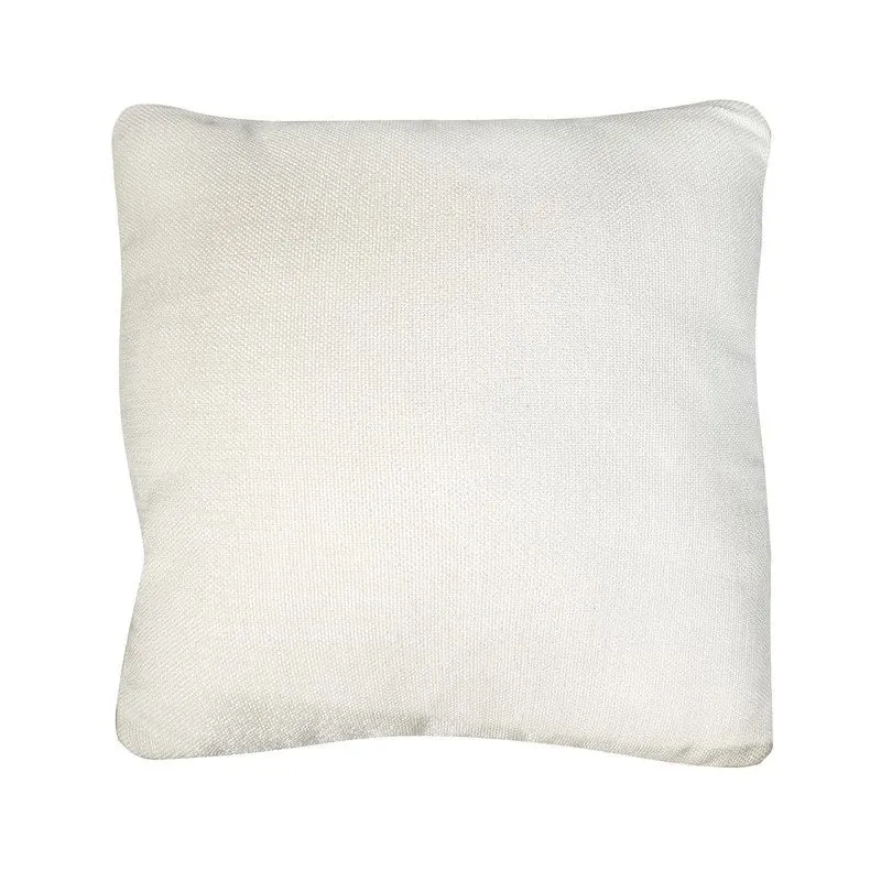 DELFT | Housse de coussin couleur perle (45 x 45 cm)