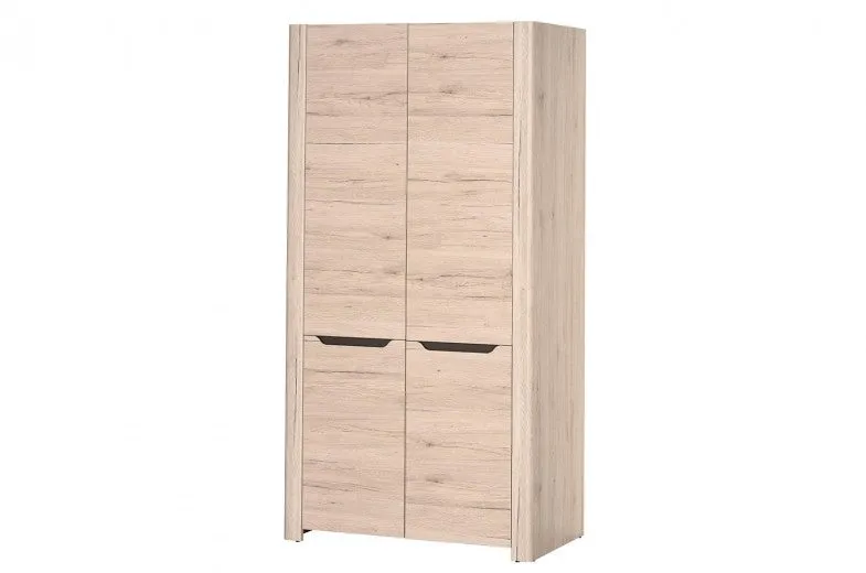 Armoire palette 2 portes Desjo 05 Grand Chêne San Remo, l98xA58xH193 cm