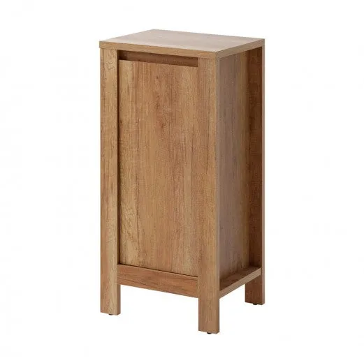 Meuble de salle de bain 1 porte, Chêne Classique, l40xA35xH85 cm