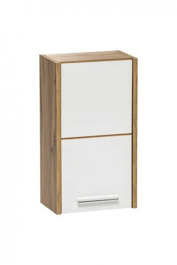 Meuble de salle de bain suspendu 1 porte, Ibiza Blanc, l30xA19xH55 cm