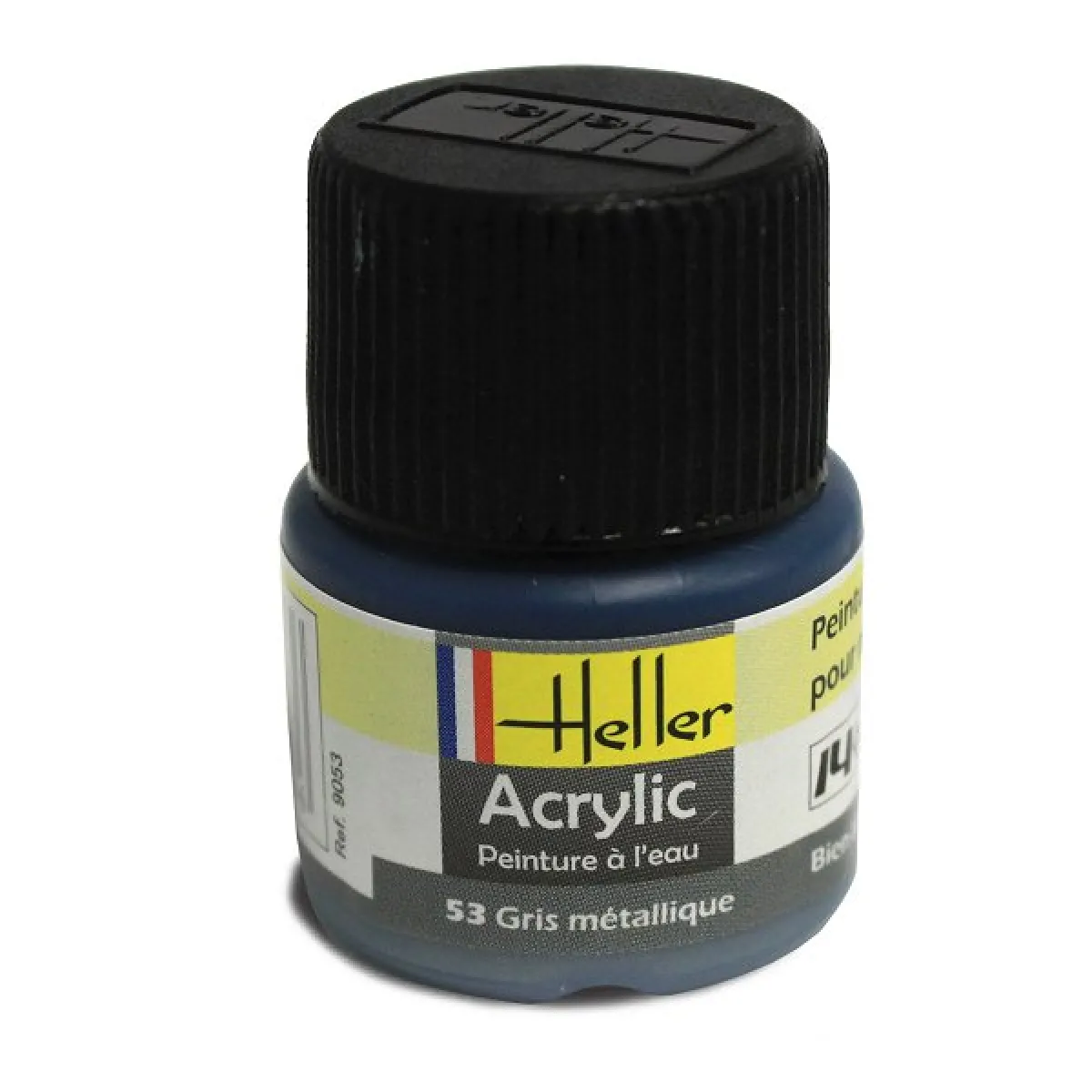 Peinture acrylique à l'eau pour maquettes - Gris métallique - 12 ml