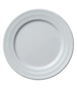 Assiette plate rond blanc porcelaine Ø 22 cm Ruby