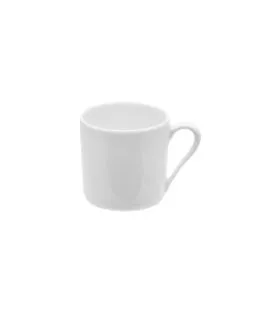 Tasse à café rond blanc porcelaine de limoges 10 cl Ø 5,7 cm L' Fragment Degrenne
