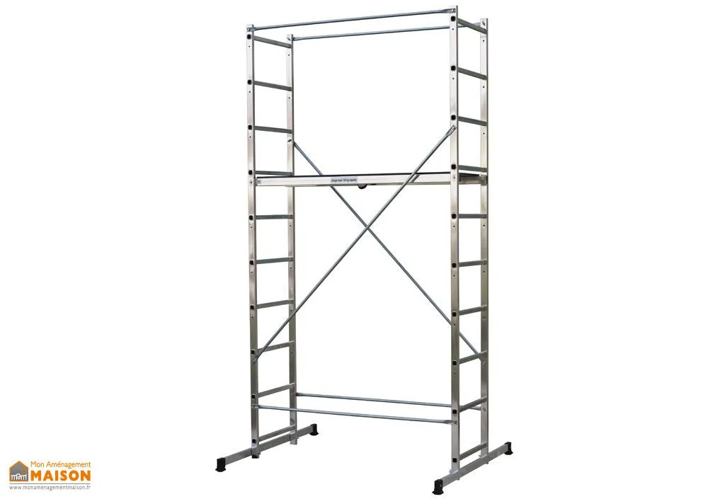 Echafaudage Domestique en Aluminium B4 H 4m
