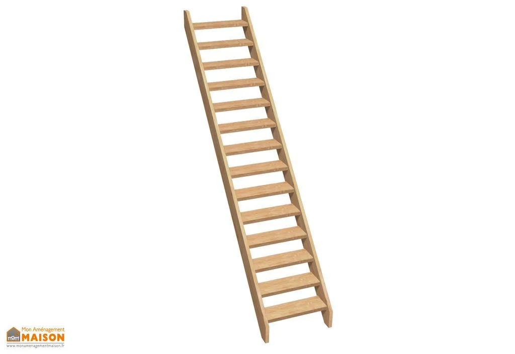 Echelle de Meunier Normandie Droite Bois L75