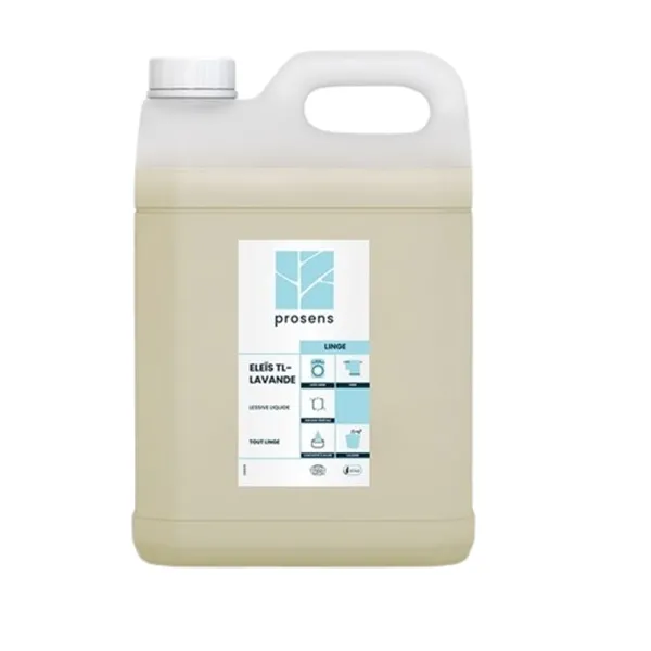 ELEIS TL Lavande – LESSIVE LIQUIDE TOUT LINGE Bidon 5 litres PROSENS