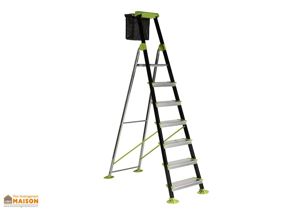 Escabeau 7 marches en aluminium Garden Step