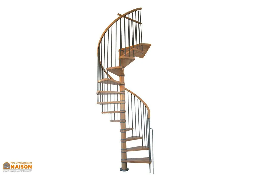Escalier Colimaçon en Hêtre Cyva