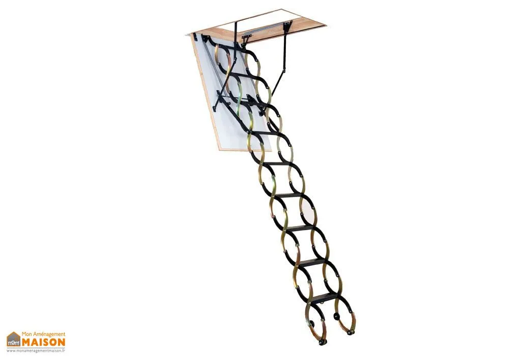 Escalier Escamotable Isolé Etirable Métal