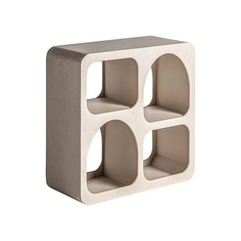 Étagère en bois de manguier marron clair, 80 x 35 x 80 cm | Kotka