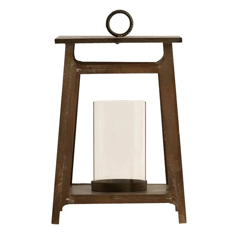 Lanterne en fer 33x33x60 cm