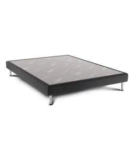 Sommier à latte fixe 1 cadre ferme 190x140x15 cm aluminium Tradisom Dunlopillo