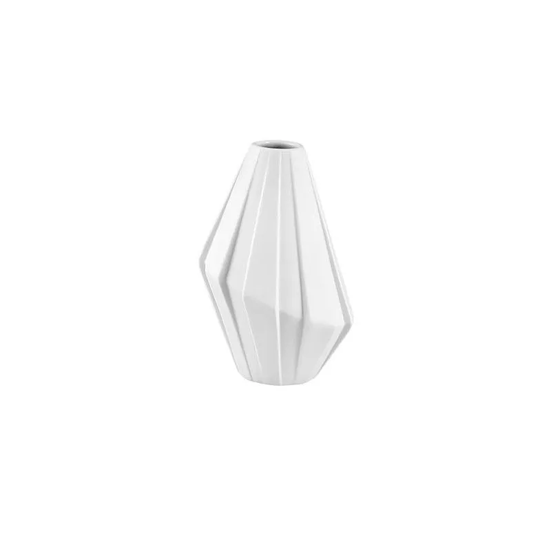 Vase en porcelaine blanche S, Ø 10,7 x 15,1 cm | Rythme