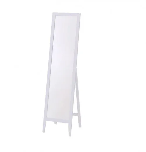 Miroir décoratif en bois LS-1 Blanc, l35xA44xH134 cm