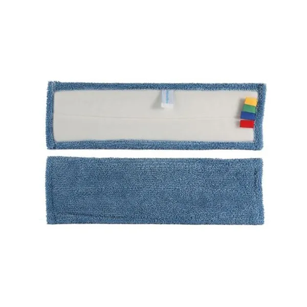 FRANGE MICROFIBRE BLEUE ECO+ VELCRO RECTANGULAIRE 40 cm