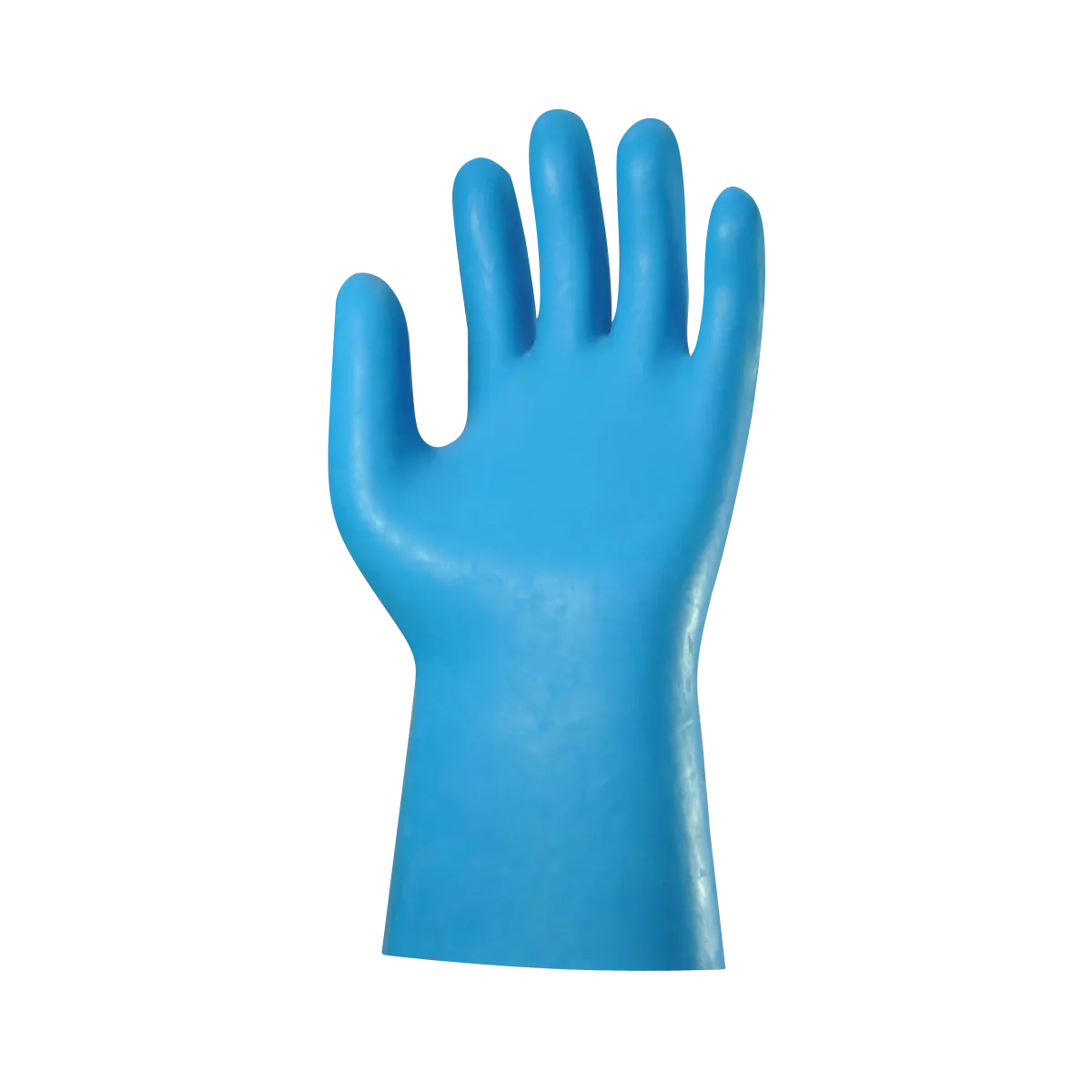 Gant Latex sur Jersey bleu