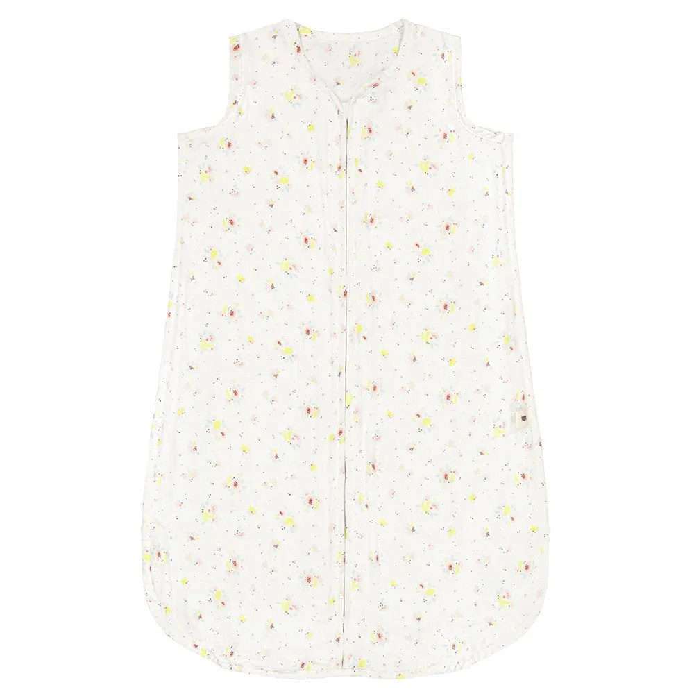 Gigoteuse Adèle été blanc motif exotique - Rose in April