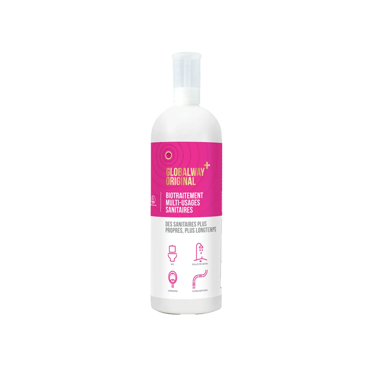 GLOBALWAY PLUS ORIGINAL biotraitement sanitaires multi usages conçu pour l'entretien global
