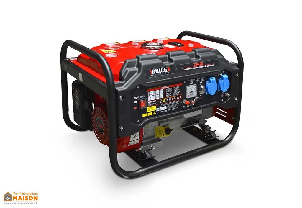 Groupe Électrogène à Essence 2800 W Brick
