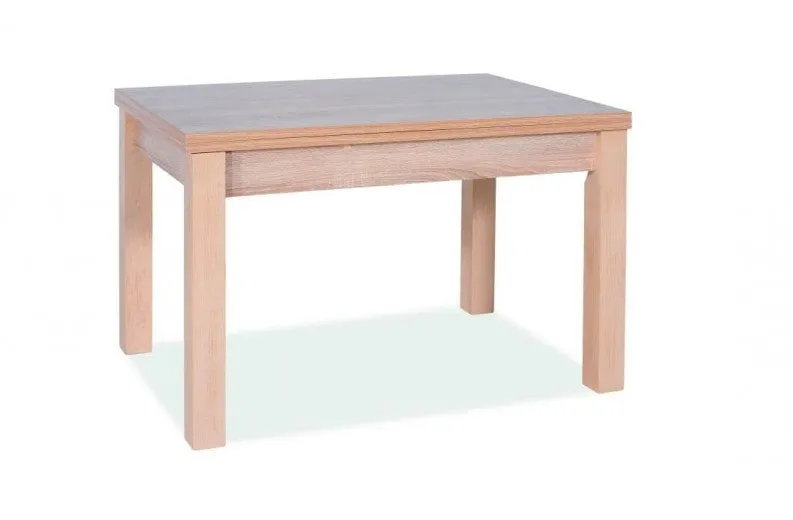 Table basse extensible, en chêne Iza, Chêne Sonoma, L62-124xl91xH60-78 cm