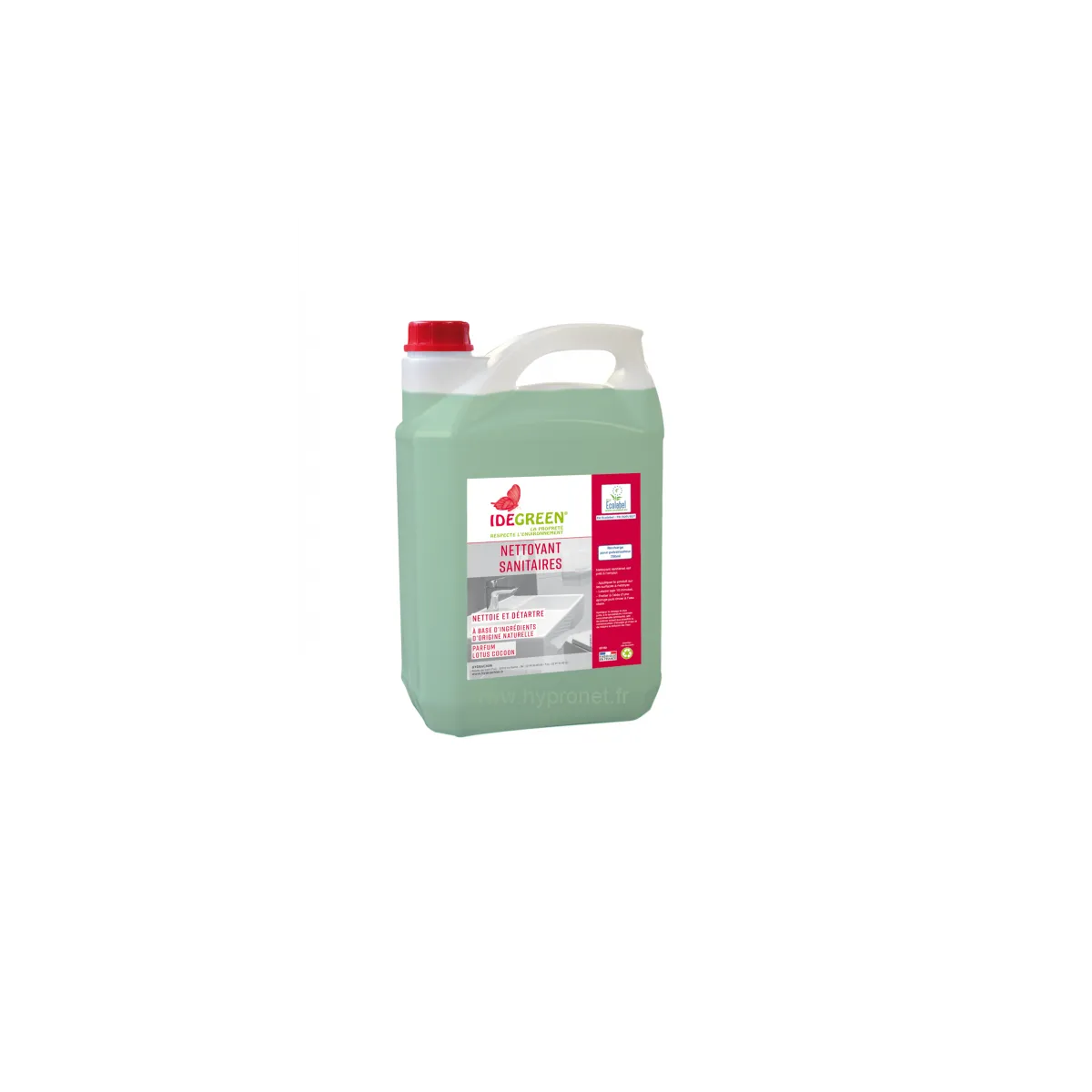 IDEGREEN Nettoyant Surfaces Sanitaires 5L